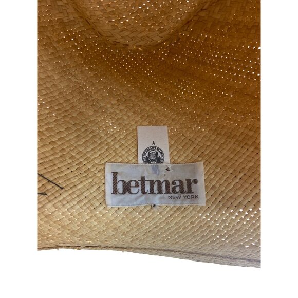 Betmar Straw Fedora Hat With Black Band For Men & Women - Picture 8 of 10